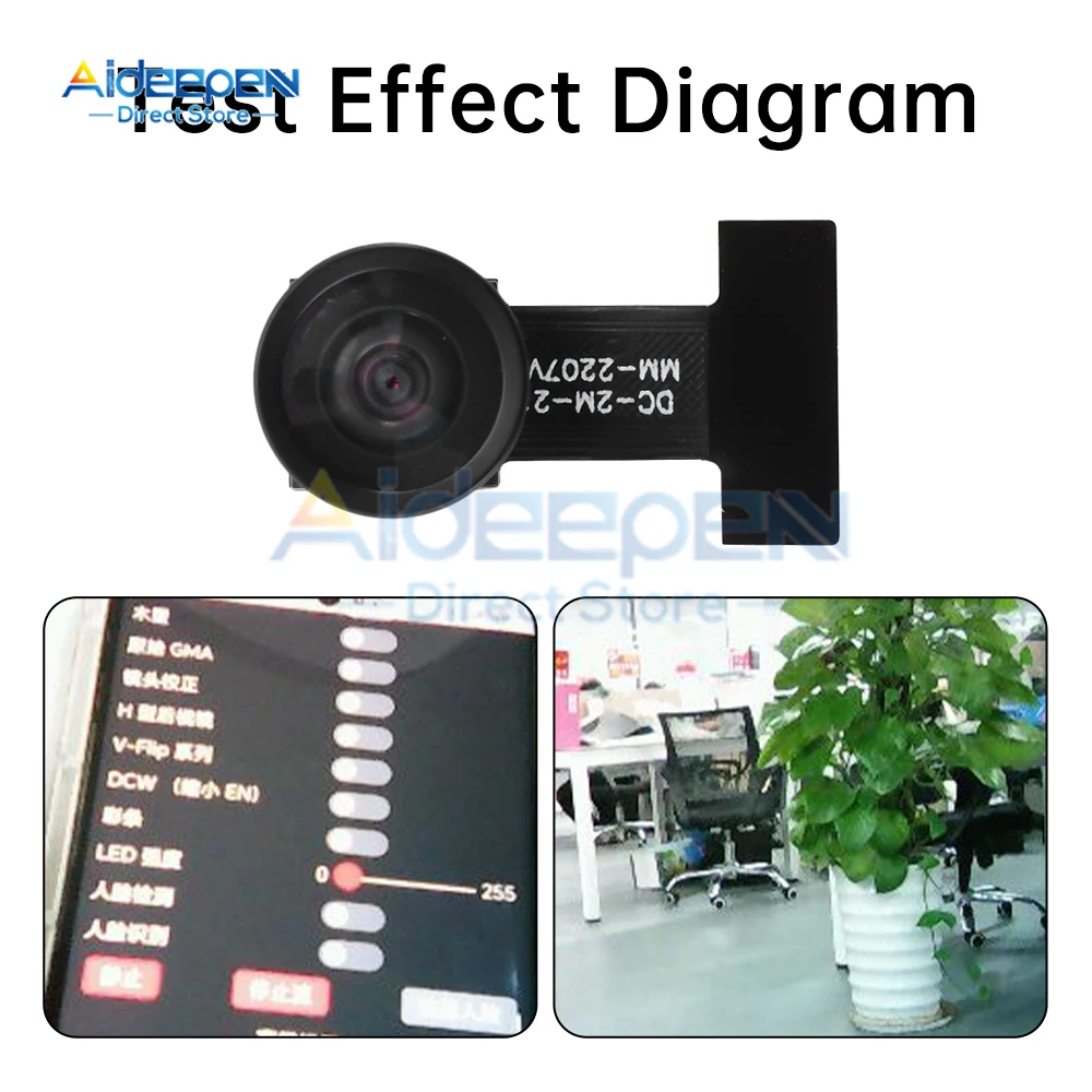 GC2145 Camera Module Wide-angle Lens 68/120/160 Degree DVP Interface for ESP32-CAM and TT Series Development Board