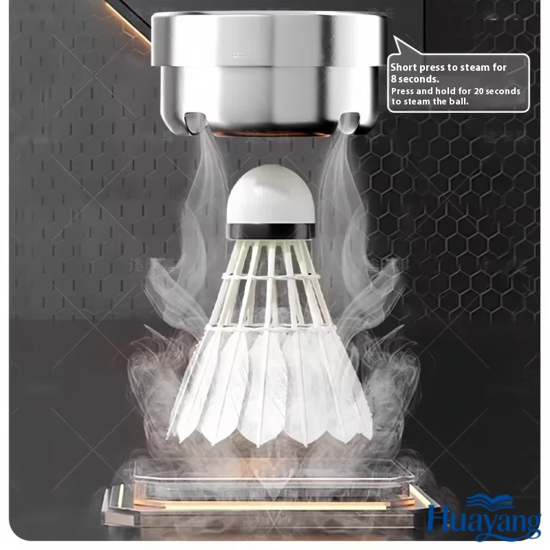 Professional Badminton Shuttlecock Steam Box, USB rechargeable humidifier cap for long-lasting moisture and performance