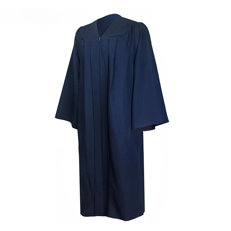 2025 Graduation Bachelor's Uniform Single Robe High School College Adult Dress Degree Master's Doctoral Uniform