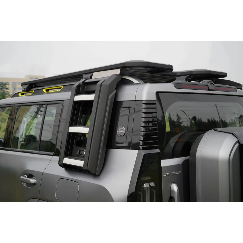 For Jetour T2 Body Kit, Universal Folding SUV Truck Pickup Steel Wheel Tire Steps Ladder