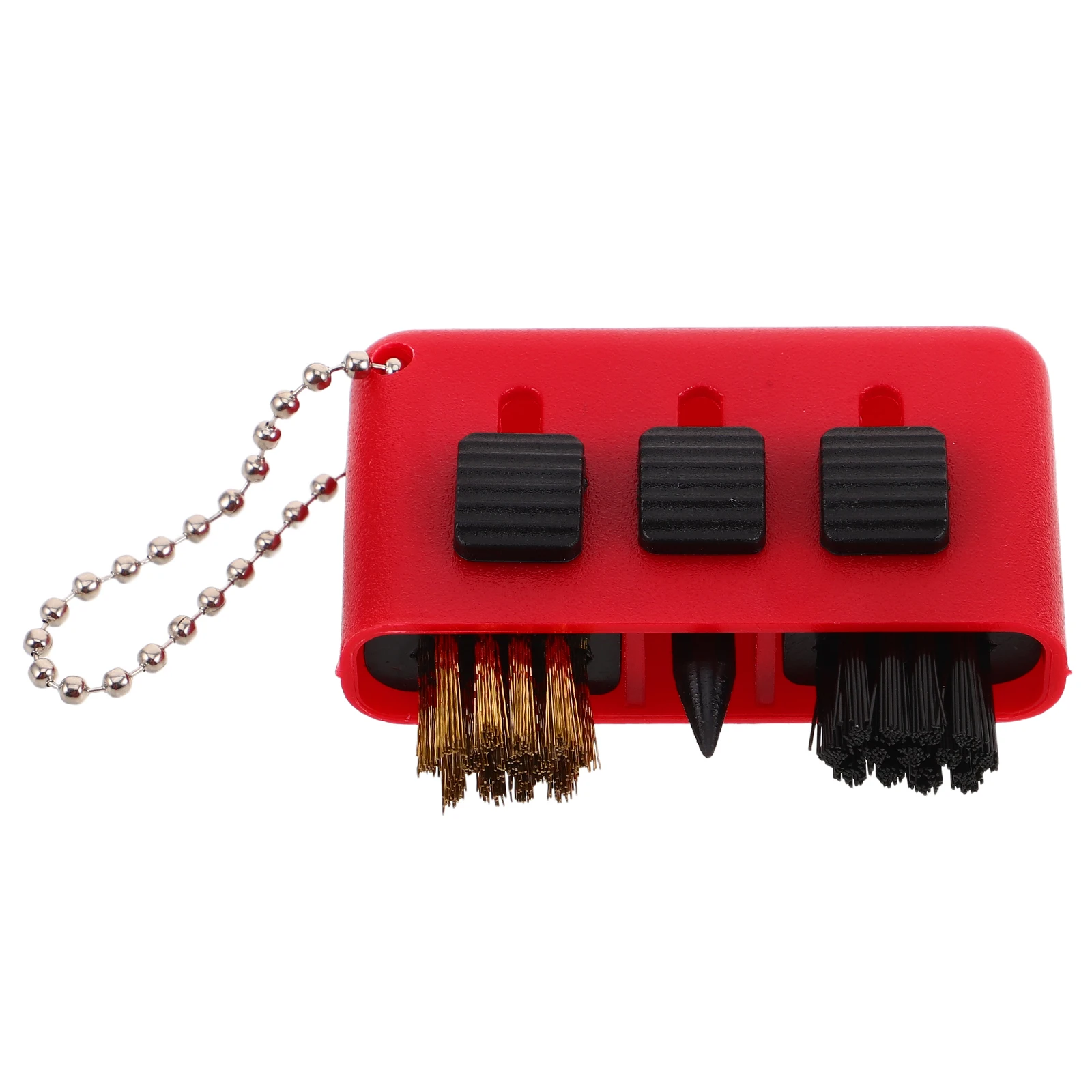 

Golf Cleaning Brush Multifunctional 3in1 Club Groove Cleaner Portable Lightweight Bristles Accessories Equipment Washer Simple