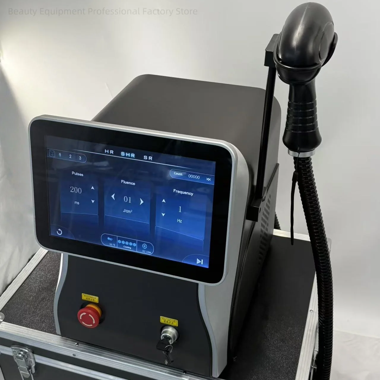 Dispositivo de remoção de pelos a laser de diodo 808, 755nm, 808nm, 1064nm, profissional, 3 comprimentos de onda, alça de resfriamento, remoção indolor de pelos