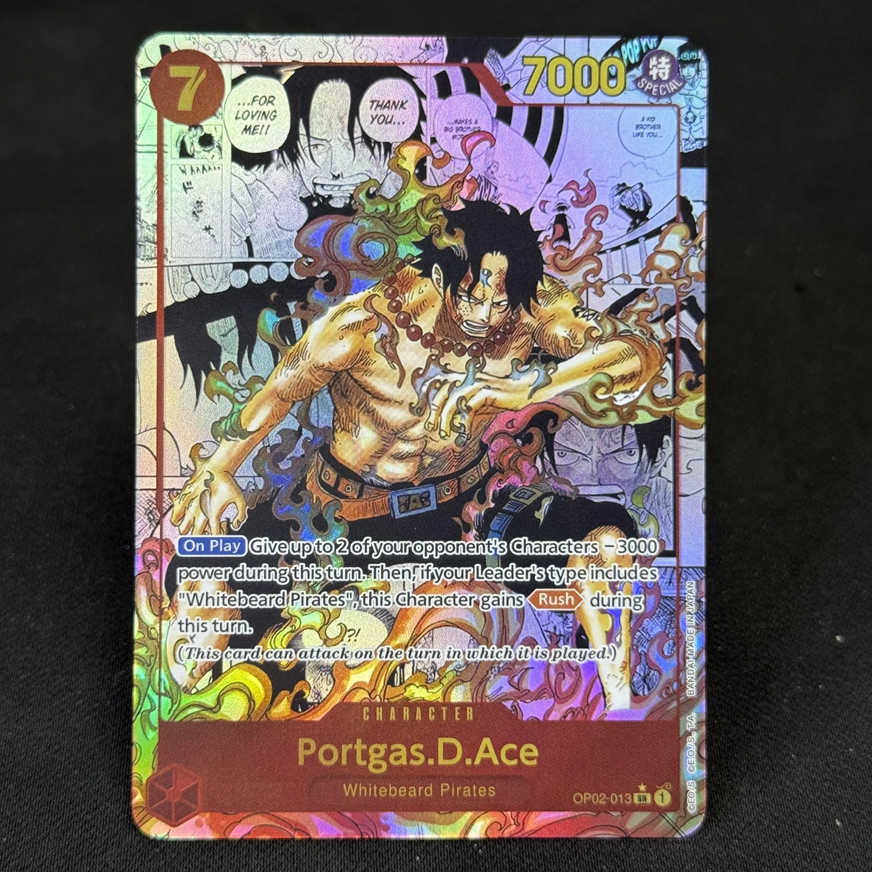 ONE PIECE Proxy Cards Manga Monkey.D.Luffy Roronoa Zoro Ace