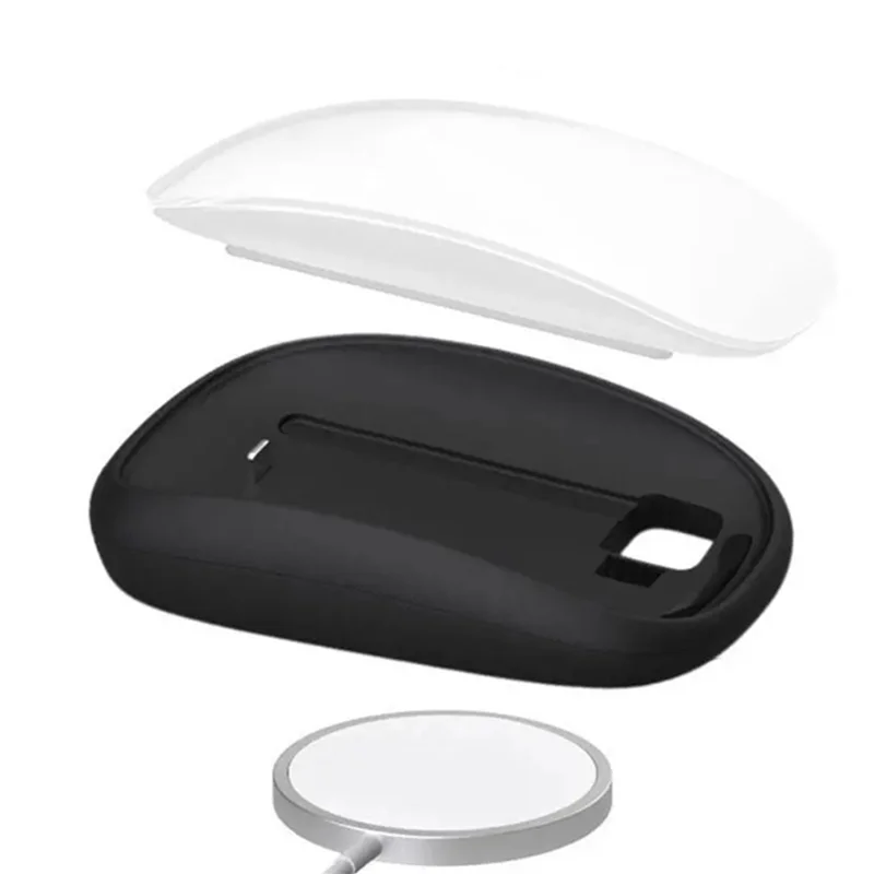 A14m 3x mouse dock para mouse mágico 2 doca de carregamento ergonômico sem fio almofada de carregamento habitação altura aumentada-a