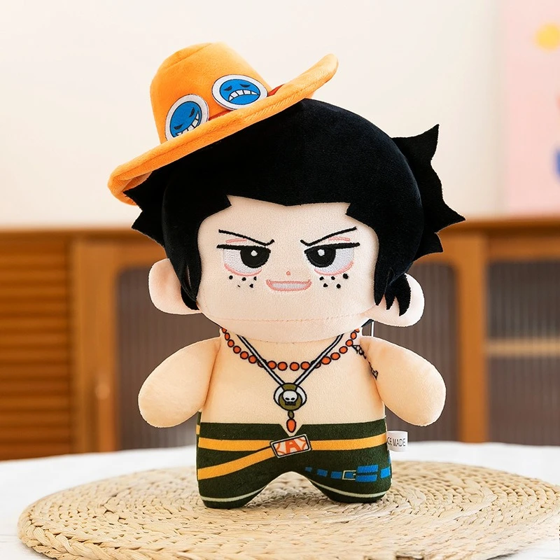 23cm Anime ONE PIECE Plüschtiere Luffy Zoro Ace Sanji Plüschfigur Niedliche Puppe Anime-Zubehör Schlafzimmer Schreibtisch Dekoration Mädchen Jungen Geschenke – Detail 6