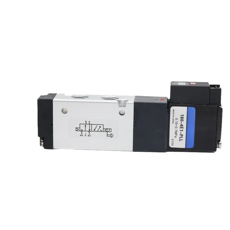 180‑4E1‑83‑PLL Solenoid Valve, 5‑Port 2‑Position Pneumatic Directional Valve for Automation Equipment