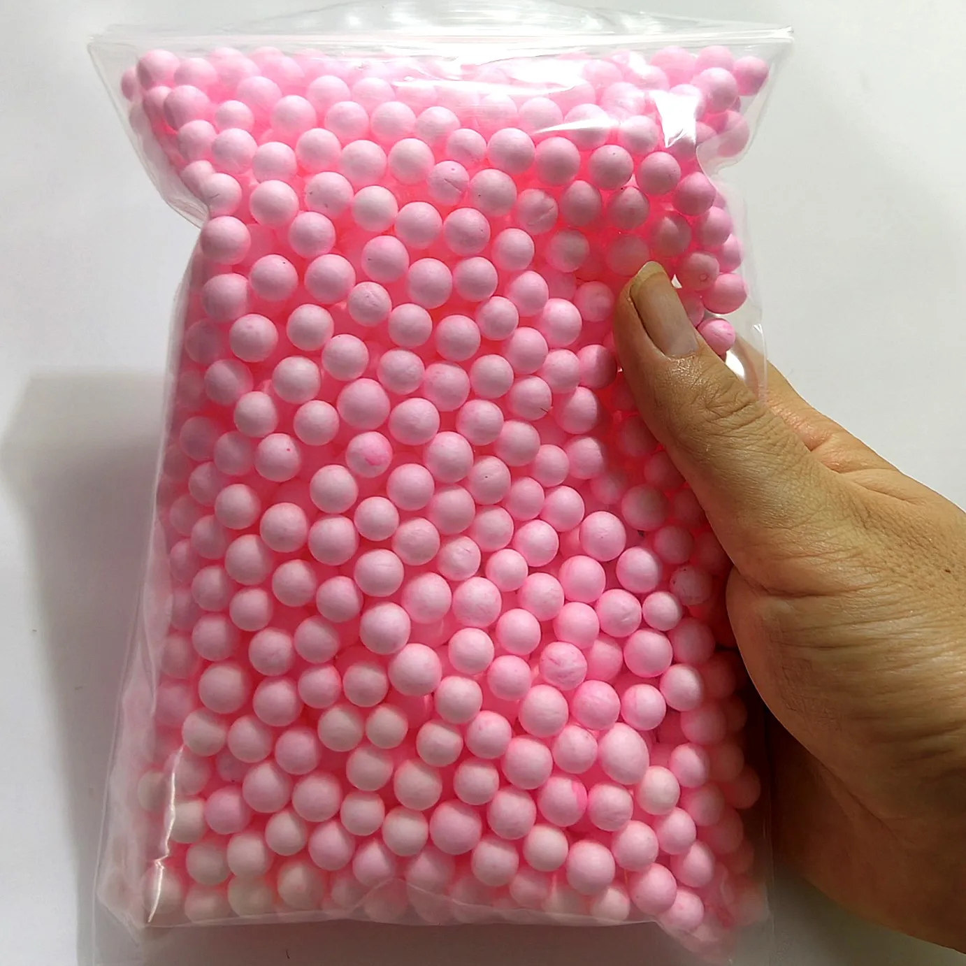 7-9mm 13g No Bleeding Foam beads Slime Rainbow Assorted Color Polystyrene Styrofoam Filler Foam Mini Beads Balls  DIY Decoration