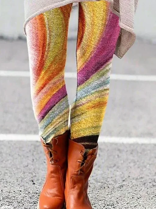 

Женские леггинсы, леггинсы в полоску, эластичные тонкие колготки, сексуальные модные штаны для йоги, модные крутые брюки для тренировок