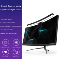 Curved RGB Monitor Light Bar RGB Dazzling Lighting Dynamic with Rhythm LED Computer Light Light Eye-protect Asymmetrical Optical