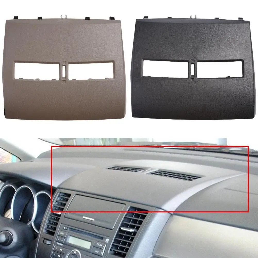 Car Finisher-Instrument Panel Cover For Nissan Tiida C11 2005-2011 Automobile Front Mounts Half Air Conditioner Vent Outlet