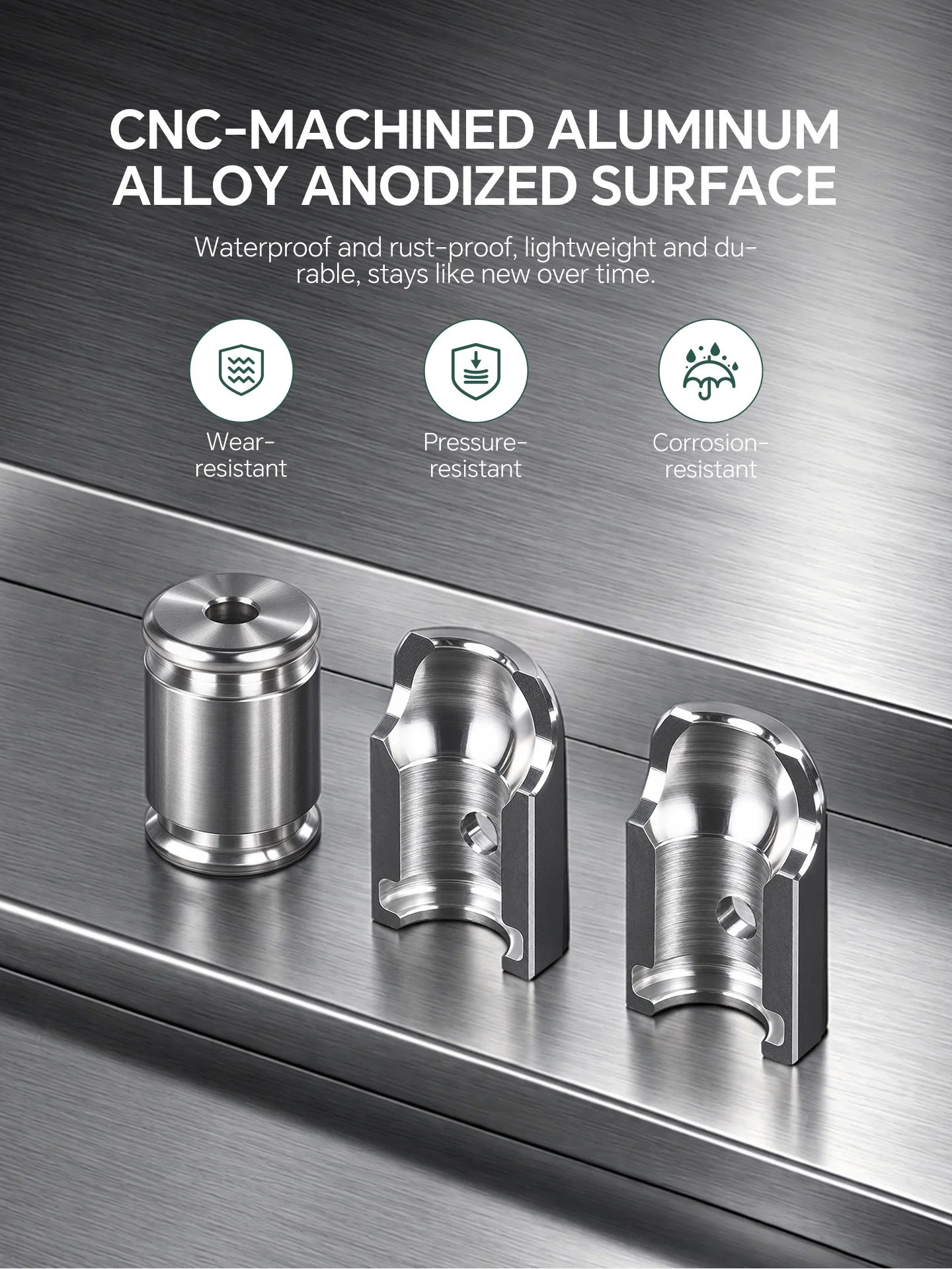 FANAUE 15cm Komposit-Doppelgelenkarm mit 1-Zoll-Kugelbasis, Aluminiumkonstruktion, kompatibel mit RAM-Halterungen Größe B 1' B – Detail 4