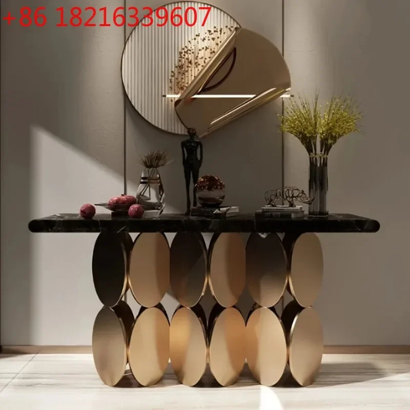 YAO Luxury Design Console Table Trendy Nordic Aesthetic Premium Console Table Modern Entrance Hall Wohnzimmer Tisch Furniture