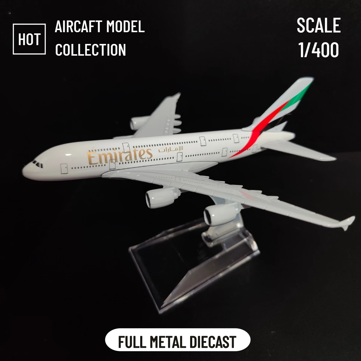 

Scale 1:400 Metal Aircraft Replica Emirates Airlines A380 B777 Airplane Diecast Model Aviation Plane Collectible Toys for Boys