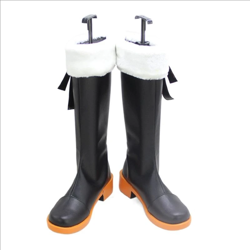 Nijisanji Petra Gurin Cosplay Stiefel Virtuelle YouTuber Cosplay Schuhe Kunstleder Damen Hohe Stiefel Vtuber Pinguin Schuhe
