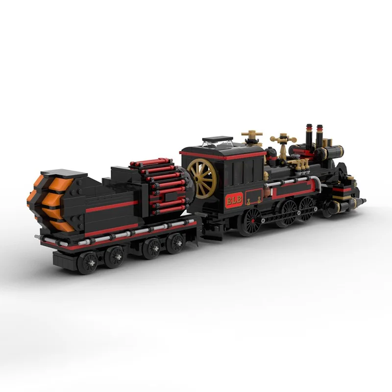 鉄道列車モデル Moc ビルディングブロック時間機関車モジュラービルディングモデル技術レンガ DIY 建設組立おもちゃ