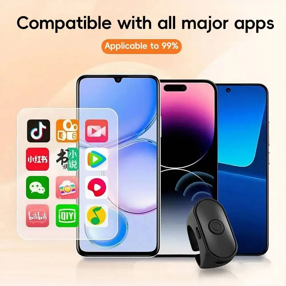 

Портативный пульт-кликер для Kindle: автоматический контроллер страниц, миниатюрный легкий инструмент для чтения и съемки фото, для планшетов