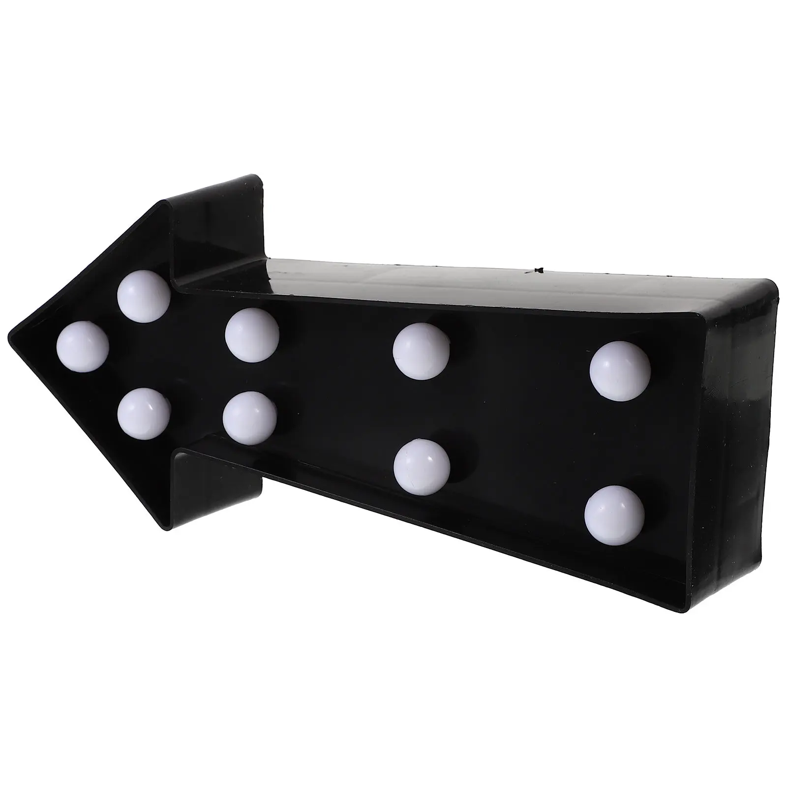 

Световой знак-стрелка с 7 теплыми белыми светодиодами, настенный или настольный декор для гостиной, камина, окна, двора, реквизит для фотосессий, с подсветкой