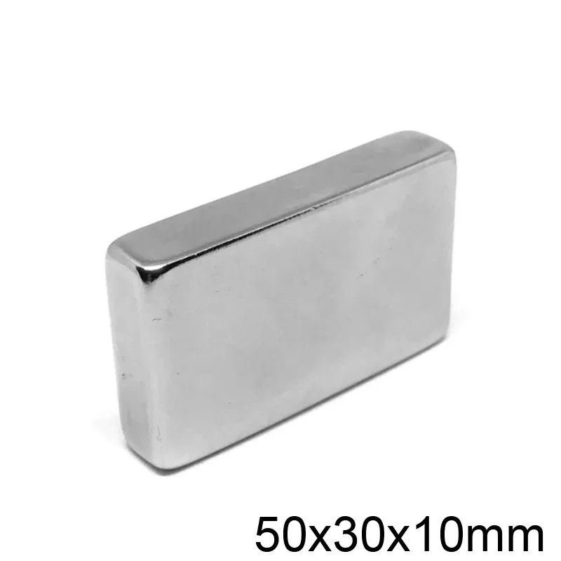 50x30x10 Big Powerful Quadrate Magnets Permanent Magnet 50x30x10mm Super Powerful Neodymium Magnetic 50*30*10