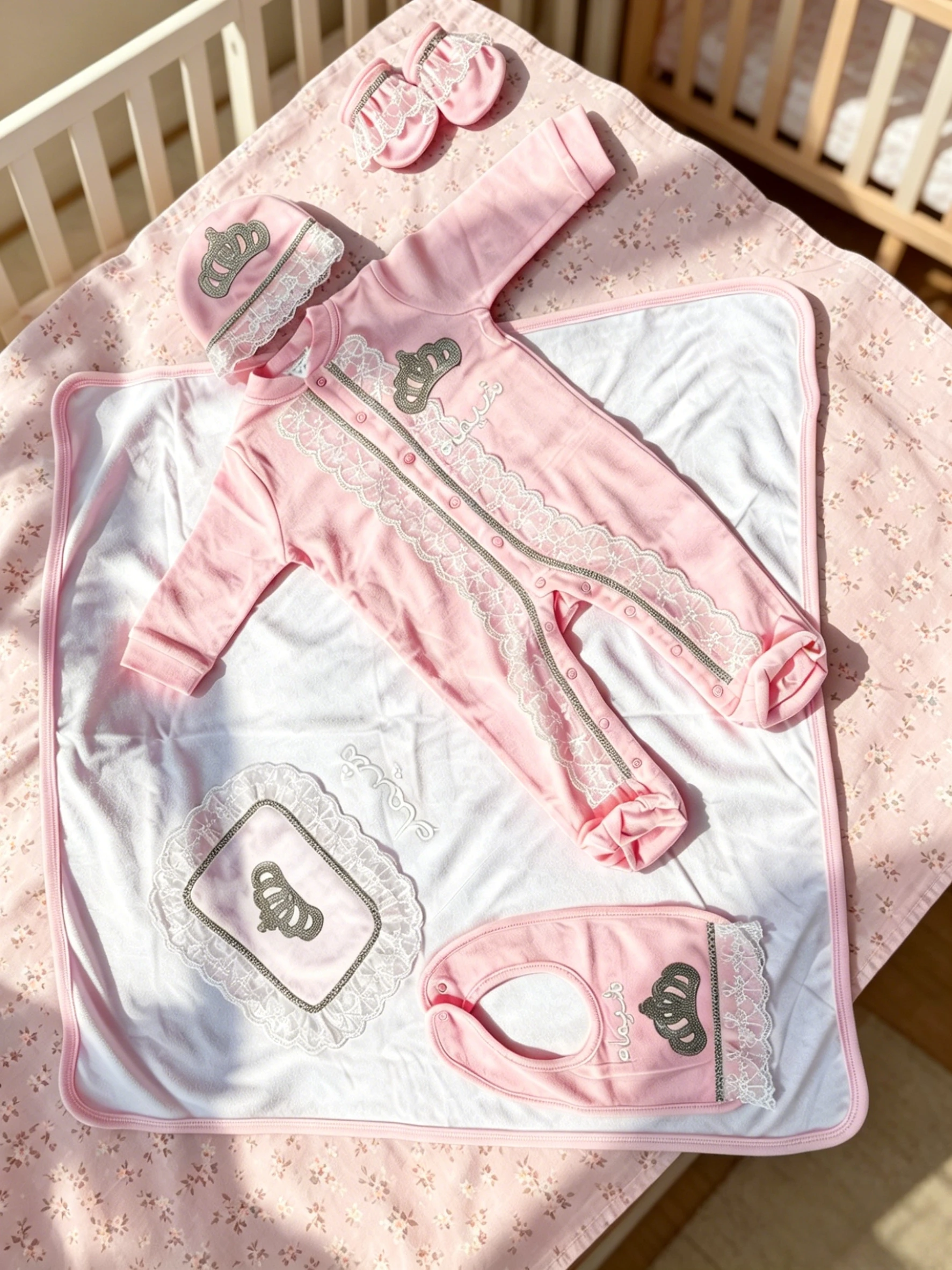conjunto-de-5-piezas-para-bebe-nina-mono-de-punto-mate-suave-al-tacto-con-adorno-de-corona-de-pedreria-encaje-con-flecos-bordado-personalizado-regalo-para-recien-nacida