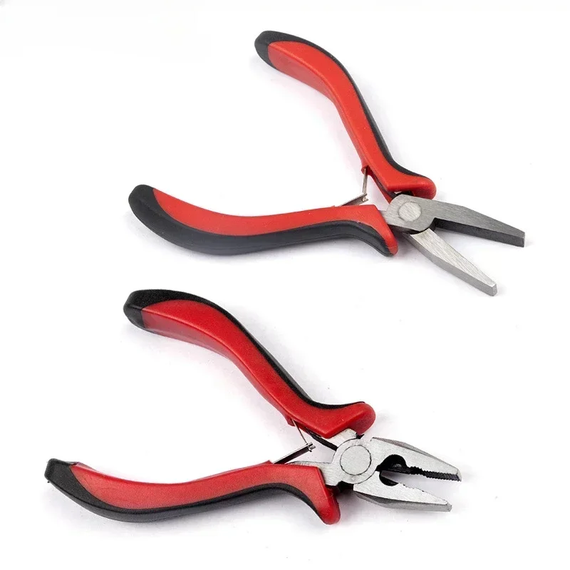 

DIY Hand Tool Set Handle Mini Pliers Cutting Pliers Jewelry Pliers Nose Top Pointed Nose Oblique Nose Wire Pliers Needle