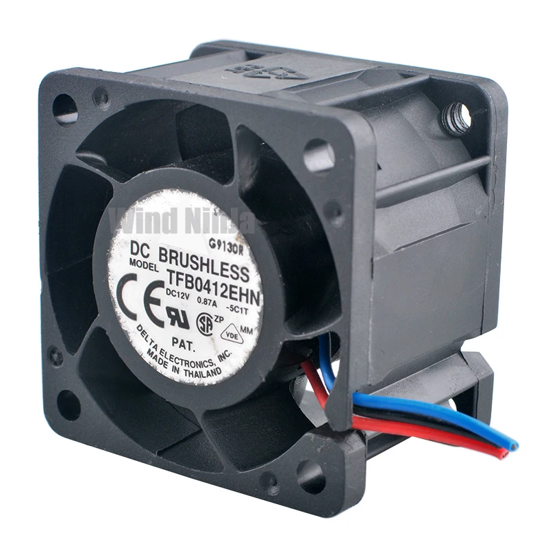 TFB0412EHN 4cm 40mm fan 40x40x28mm DC12V 0.87A 15000rpm High speed cooling fan for 1U 2U server power supply