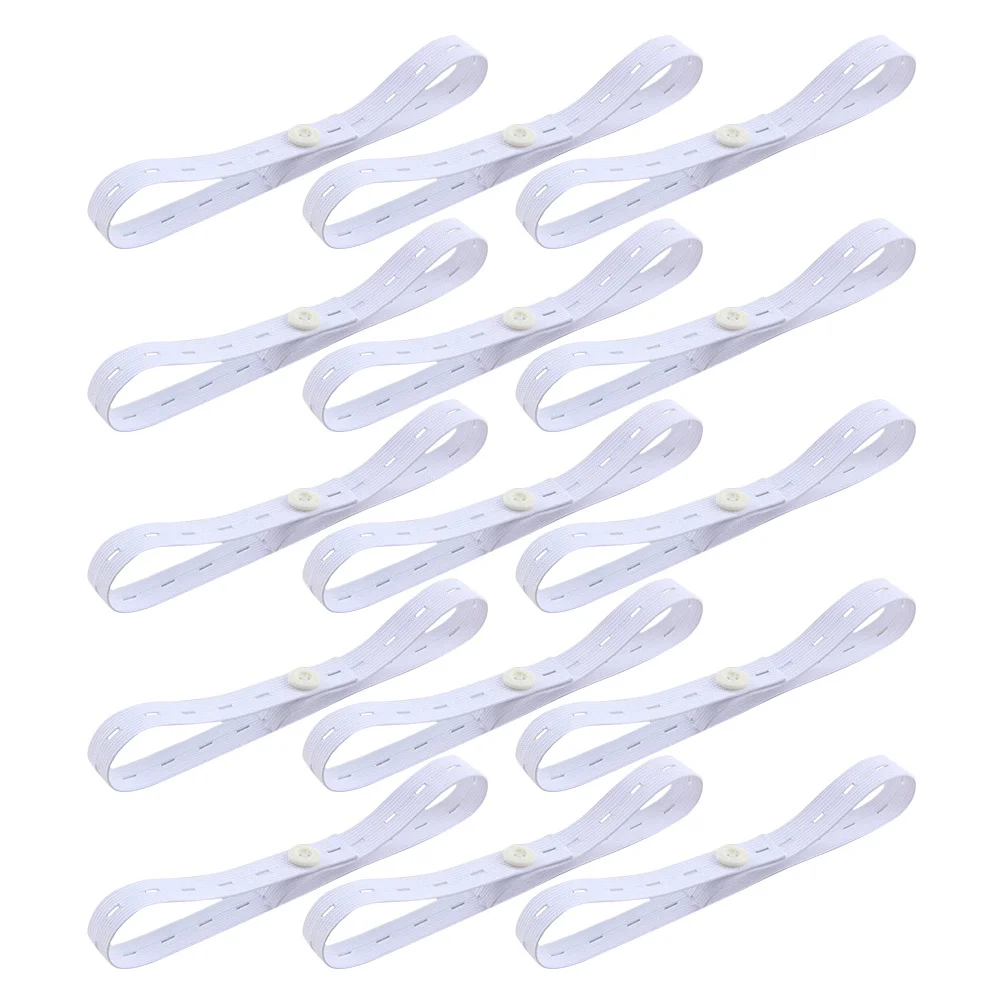 15 قطعة ربط قابل للتعديل حزام تثبيت الرضع للطفل طفل قابلة لإعادة الاستخدام حفاضات الربط حزام حفاضات طفل مشبك #2