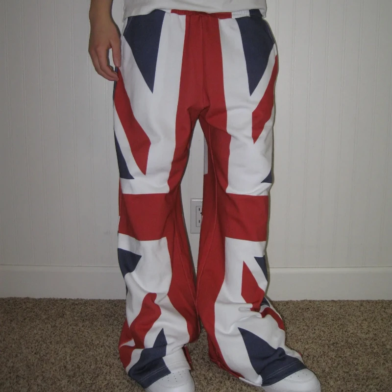 Herbst Frauen Kontrast Farbe Harajuku Vintage Jogginghose Britischen 2000er Jahre Straße Ästhetik Grunge Rock Lose Gerade Casual Hosen