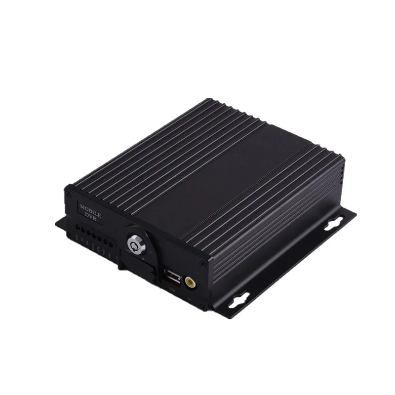 4 Channel Car SD Card Mobile DVR With GPS Network Video Recorder For Truck MDVR
