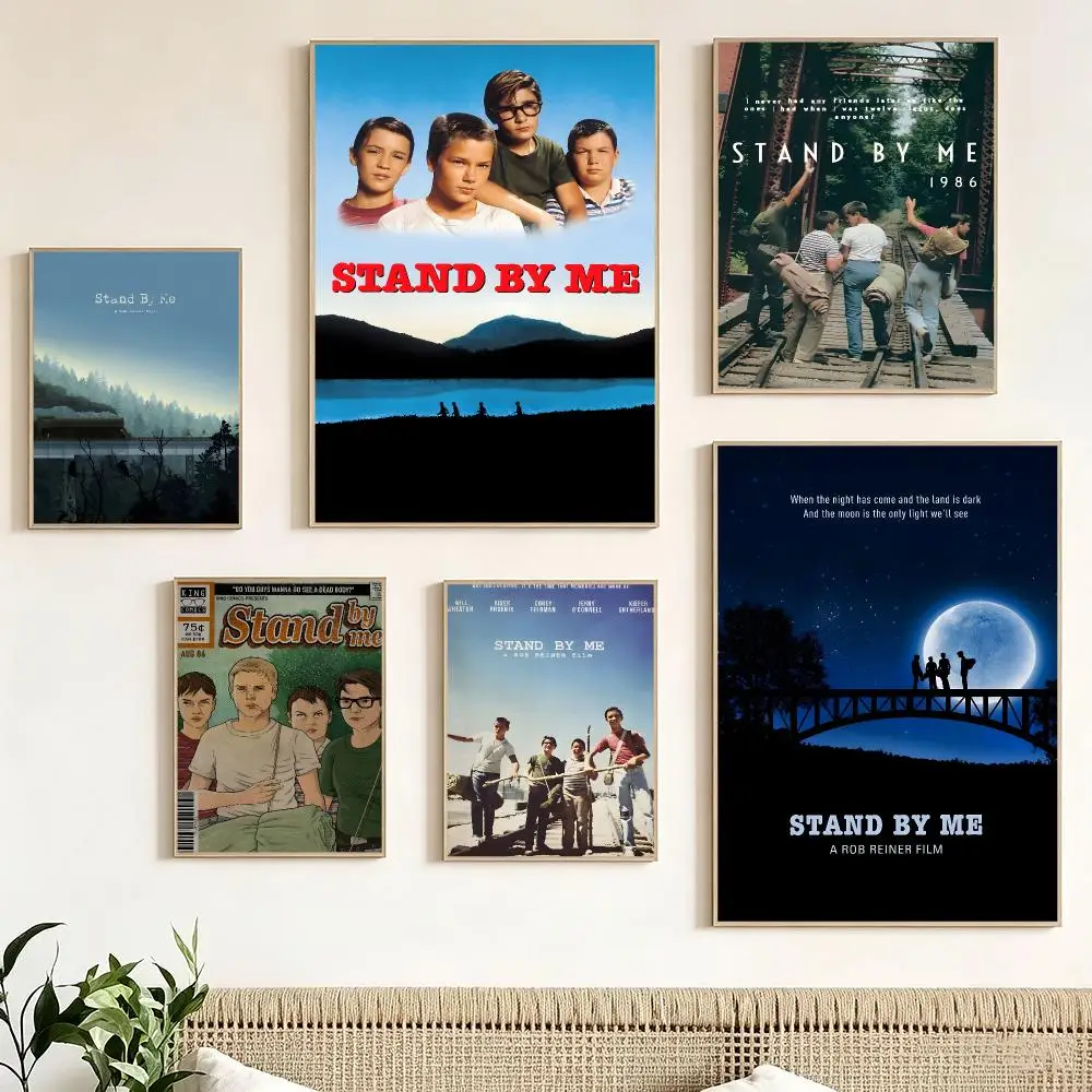 Classic Movie S-Stand by Me Poster impermeable para el hogar sala de estar dormitorio bar decoracion estetica