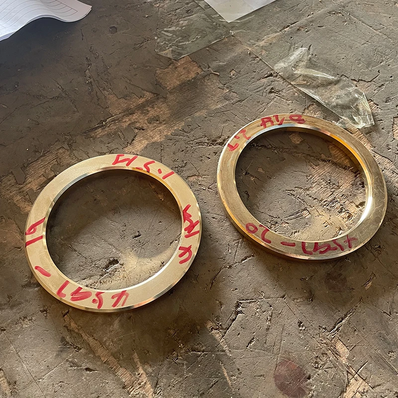 Bronze and Brass Flat Gaskets Large Copper Round Gaskets Industrial Thin Precision Casting Services