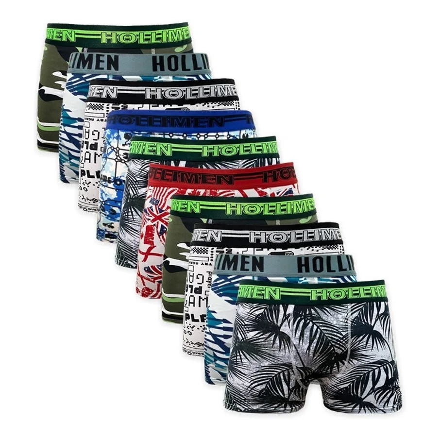 10 Kit Boxer Box Unterhose Mikrofaser Männlichen Großhandel Wiederverkäufer
