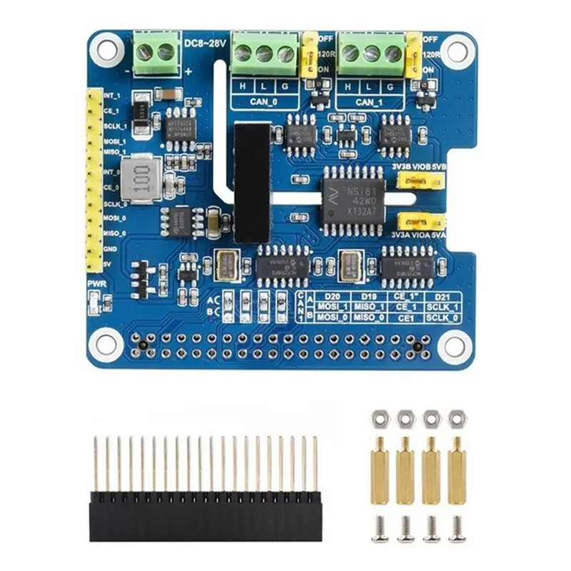 stylish-2-channel-isolated-can-fd-expansion-hat-for-raspberry-pi-5-4b-3b-zero-zero-w-zero-2w-pico-pico-w-pico-wh