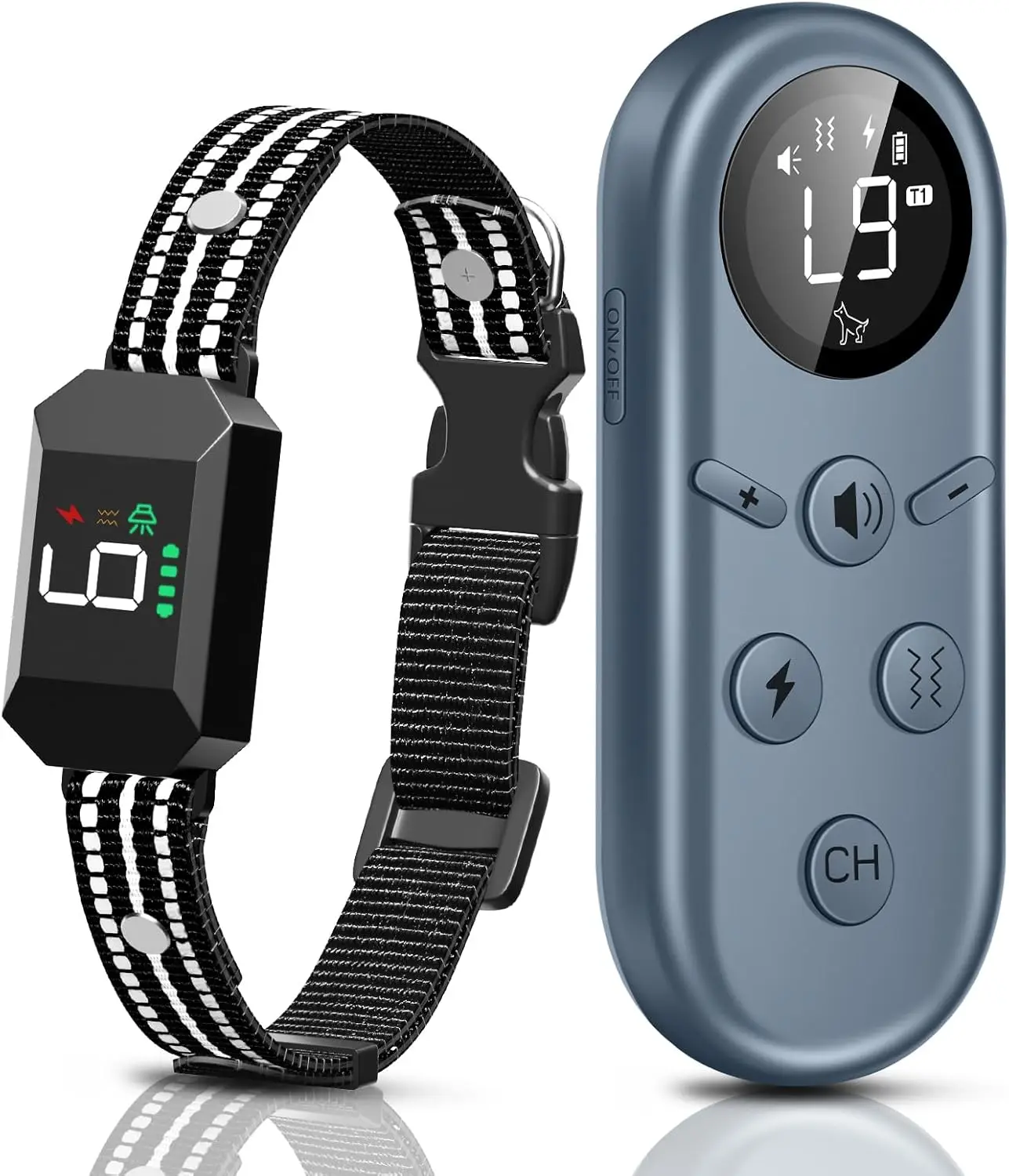 

Dog Shock Collar with Remote – 4200FT, 3 Training Modes, IP67 Waterproof, Rechargeable E-Collar for Dogs 7-120Lbs