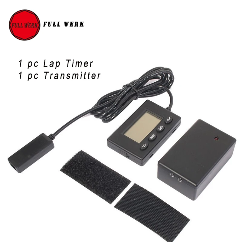 

1 Set V3 Plastic Lap Timer Infrared Ultrared Racing Track Day 10" Interval Time Motorcycle Lap Timer Tracking Device Accessories