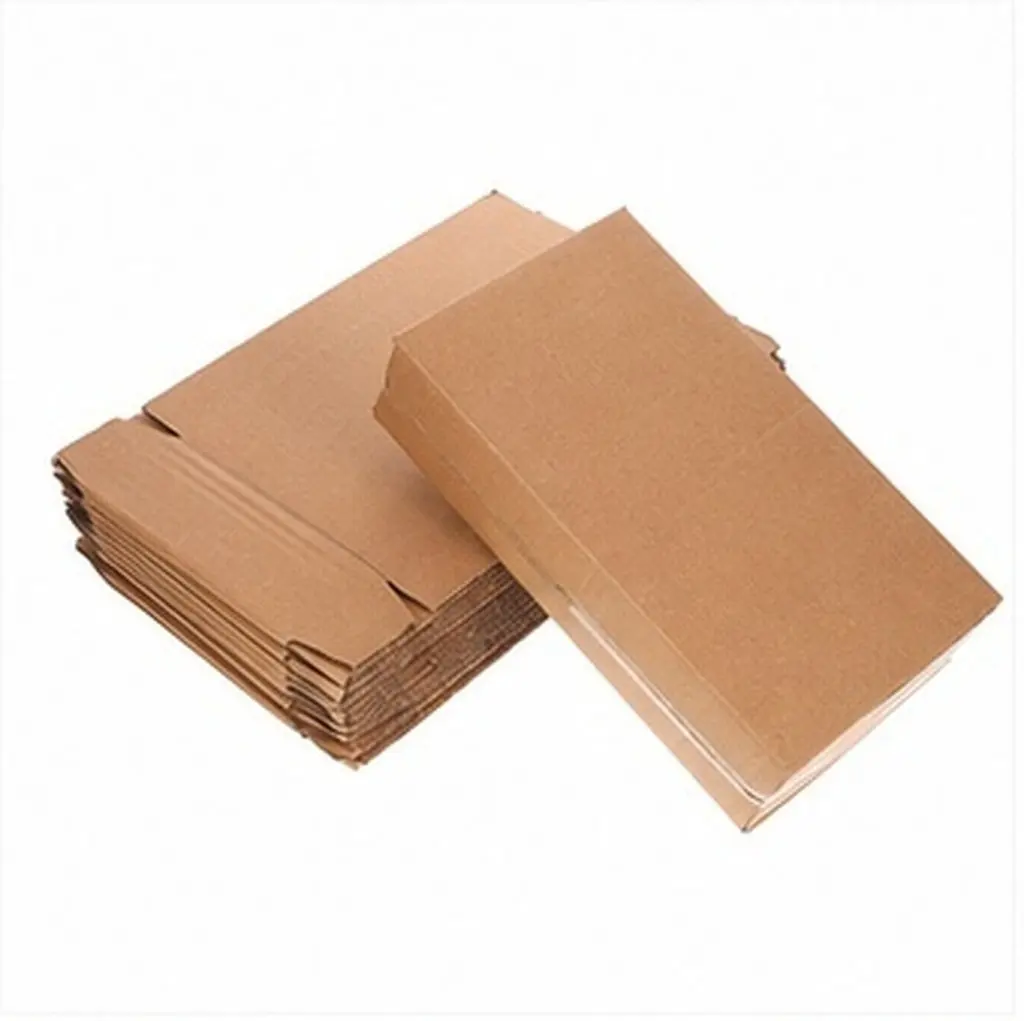 10Pcs Shipping Boxes Corrugated Paper Thickened Flat Small Business Packaging Storage Assemble Folding Delivery Boxes