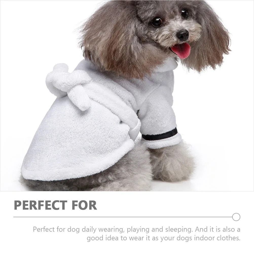 

Bath Towel Pet Bathrobe Man Robes Water Absorbent Polyester Dog Drying Coat Puppy
