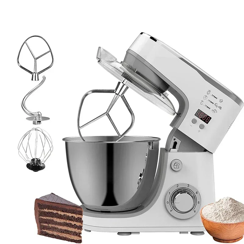 

#1000W Electric cake Food Stand Mixer heated dough/egg whisk mixer/small home dough mixer