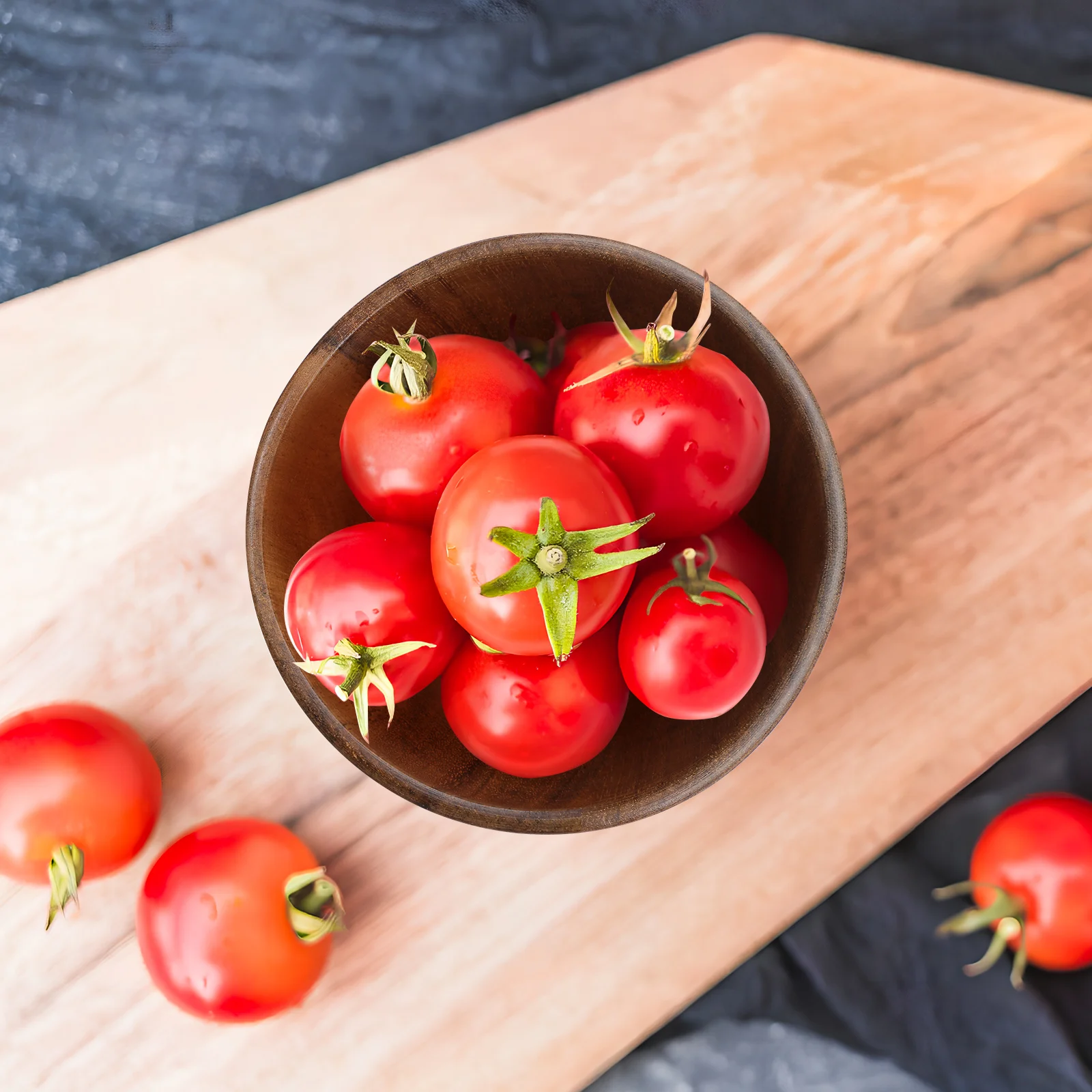 

Wooden Tableware Fruit Plate Salad Candy Bowl Storage Holder Dish Snack Dipping Sauce Cup