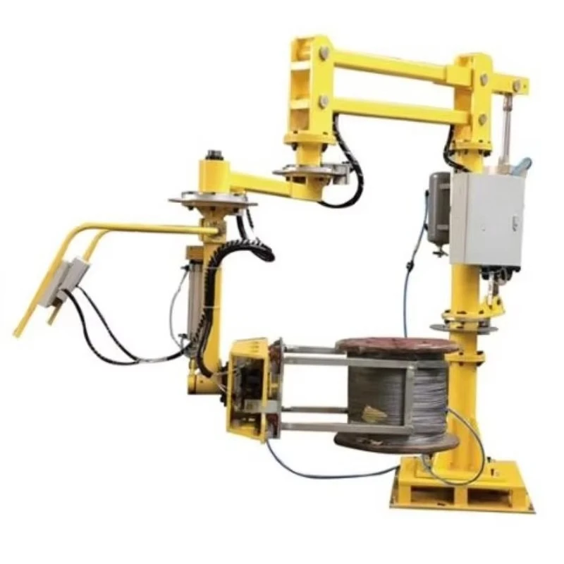 Mobile Pneumatic Manipulator Steel Pipe Handling Magnetic Clamp Portable Industrial Loading Unloading Tool