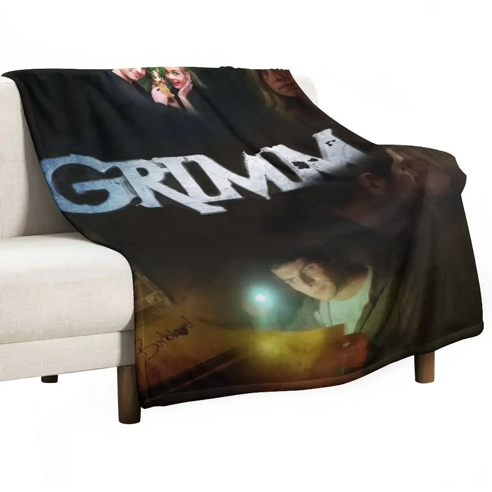 

Grimm- Nick and Adalind Throw Blanket Sofa Quilt Single Hair Quilt Blankets