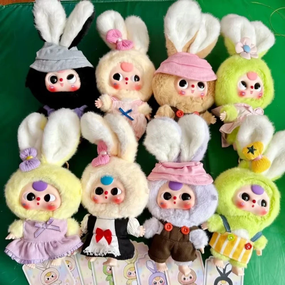 

Baby Three Macaron Cute Bunny Series Плюшевые куклы Многофункциональная милая забавная кукла Отличная идея для подарка