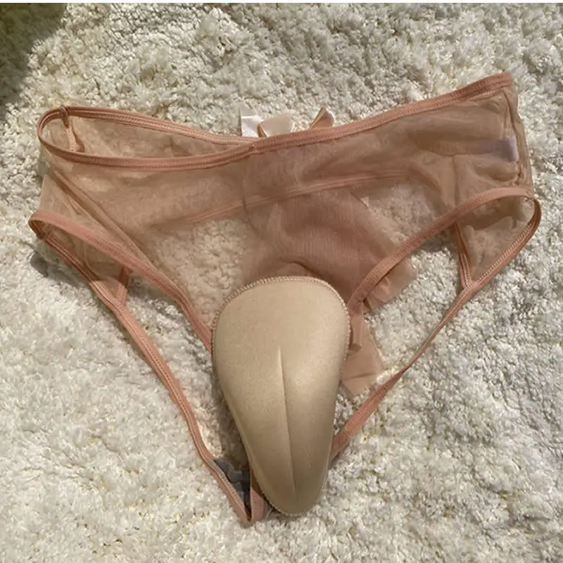 open butt Camel Toe Control Panty Gaff Tucking Panties Sheer Sissy Lingerie Crossdresser Transgender Shemale Drag Queen Briefs