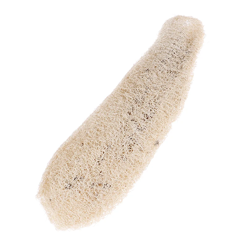 ธรรมชาติ Loofah เป็นมิตรกับสิ่งแวดล้อม Exfoliating Bath ฟองน้ําอาบน้ําสําหรับล้างจานหม้อทําความสะอาดผัก Scrubber