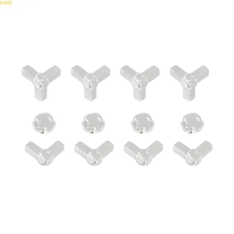 4 قطع من واقيات حواف الأثاث والزوايا - واقيات توسيد PVC مرنة، مثالية لسلامة الحضانة والمنزل (متوافقة مع الطاولة الجانبية