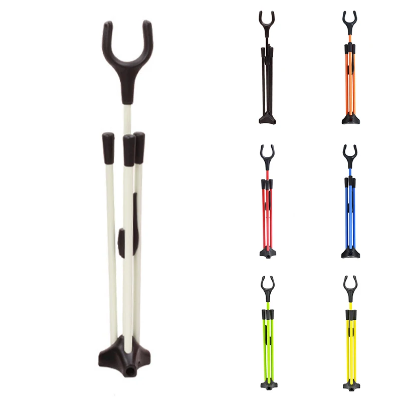 Archery Bow Stand Adjustable Recurve Bow Holder Fiberglass Removable Stander Assemble Hanger Archery Hunting Shooting Sports image 2
