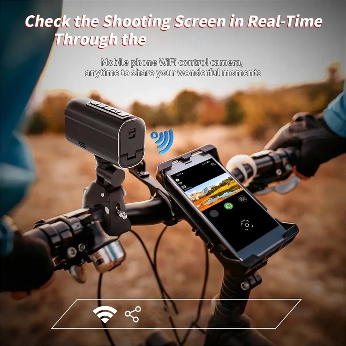 

AB31 5K Action Camera Waterproof Sports Cameras Road Bike Motorcycle Helmet Camcorder EIS Anti Shake Drive Recorder No Card