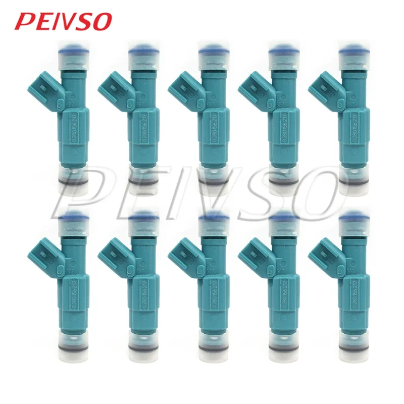 PEIVSO 5/10 шт. 0280156217 Топливная форсунка для FORD E-350 E-450 2004-2009 6.8L 2007-2016 4C2E-9F593-D5A 4C2E-D5A