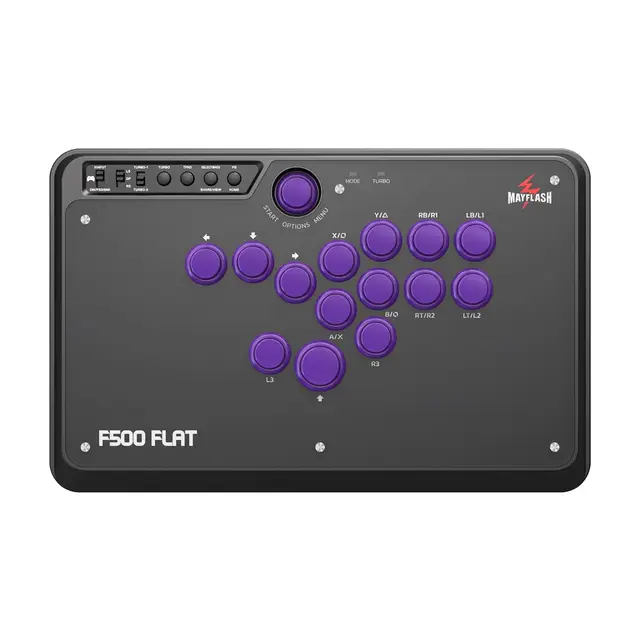 For MAYFLASH F500 FLAT Fight Stick All Button Arcade Controller