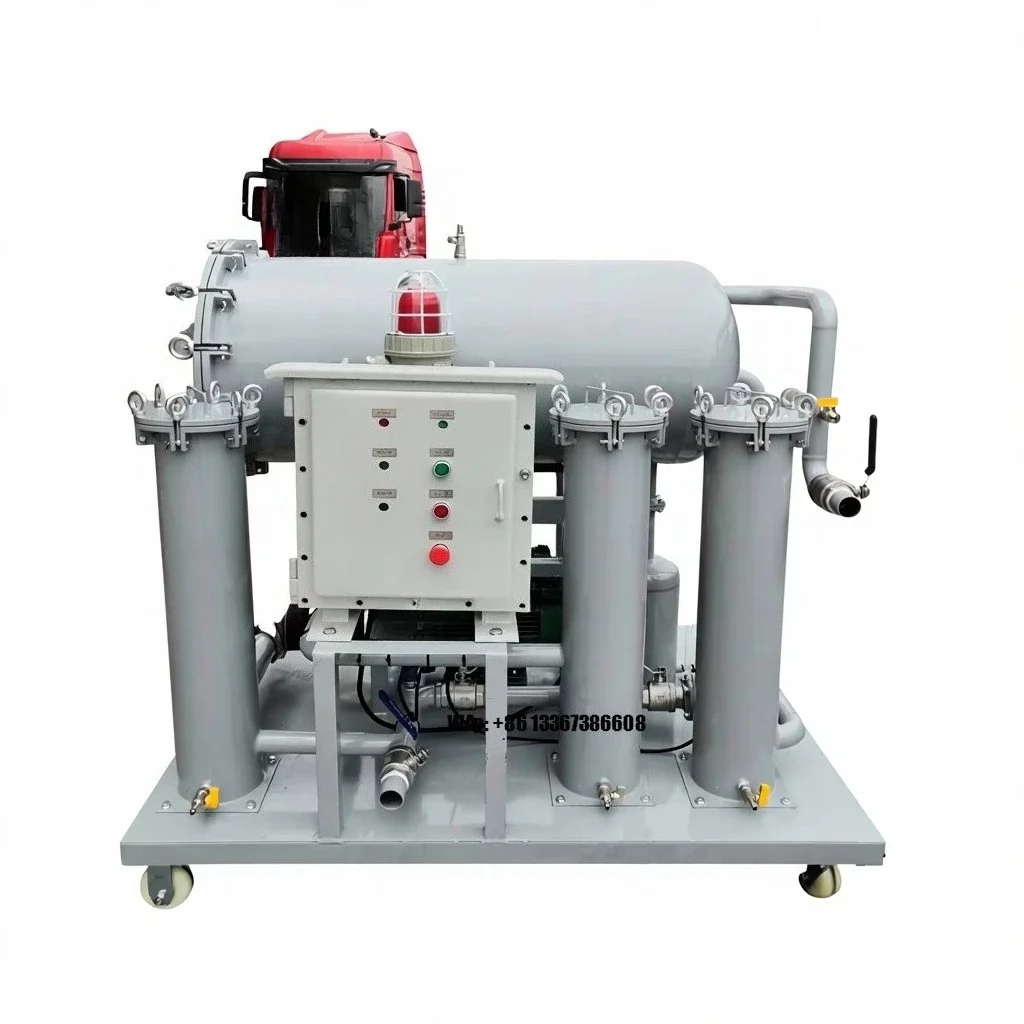 High Performance Vacuum Oil Purifier with Rapid Dehydration Technology for Quick Removal of Water and Gas From Transformer