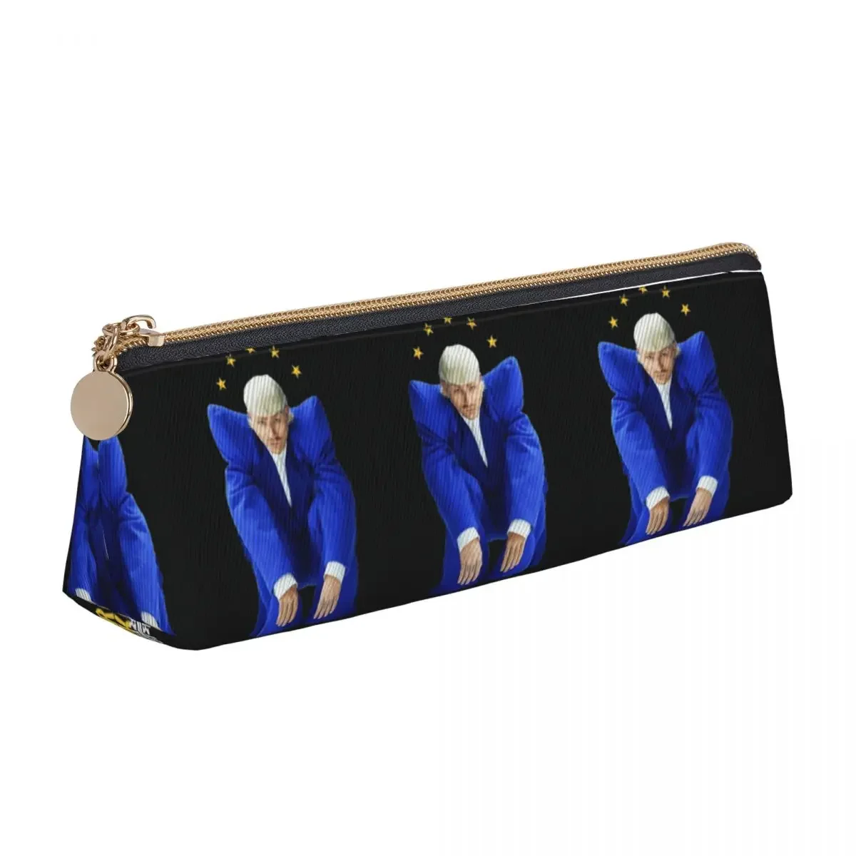 Joost Klein Pencil Case EUROPAPA PU Leather Pen Box Boy Girl Cool College School  Cases Stationery Organizer